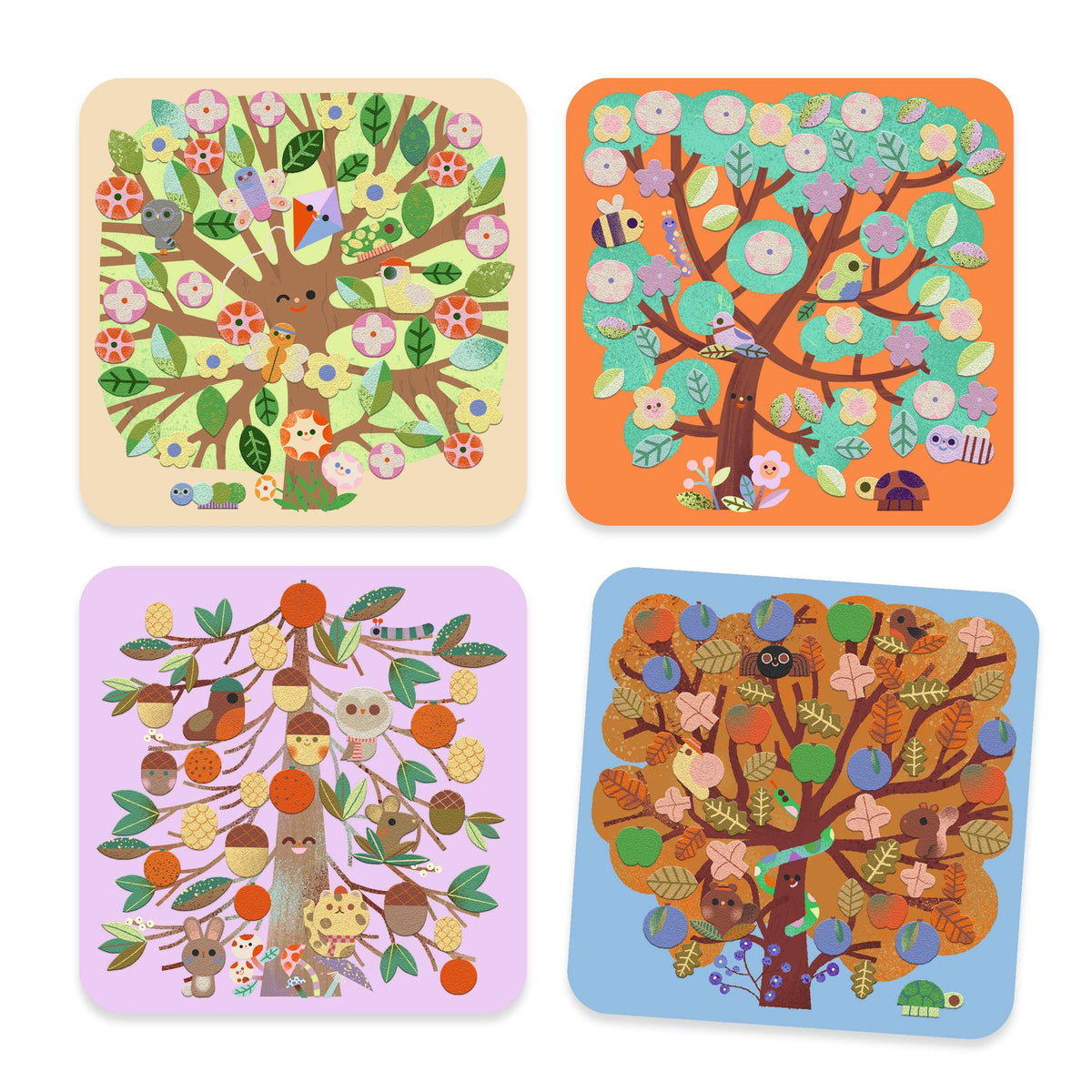 Tableaux de feutrines La ronde des saisons
