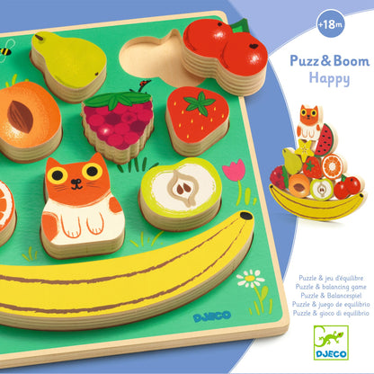 Puzzle en relief Puzz & Boom Happy ( 12 pièces )