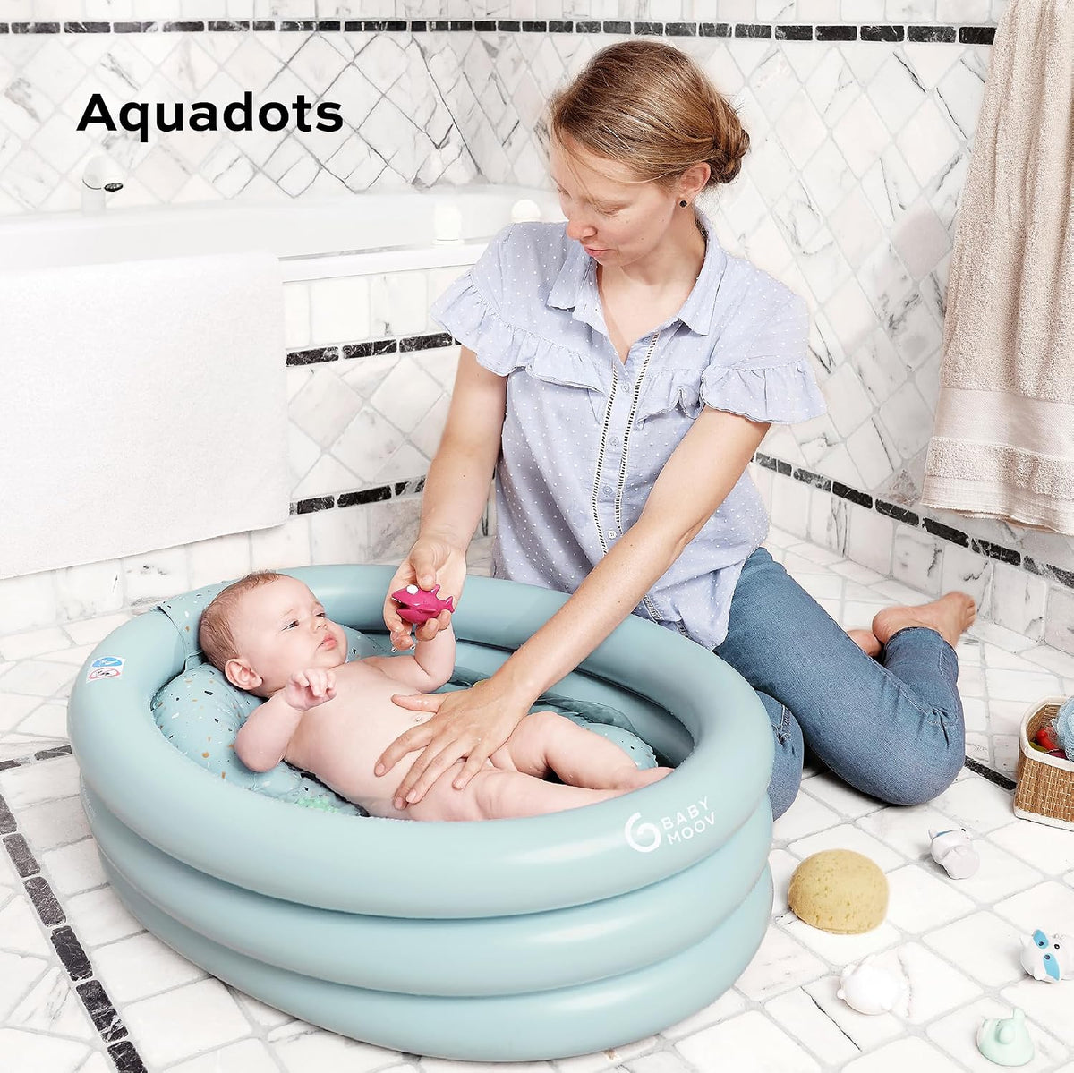Baignoire Gonflable Evolutive Aqua Dots