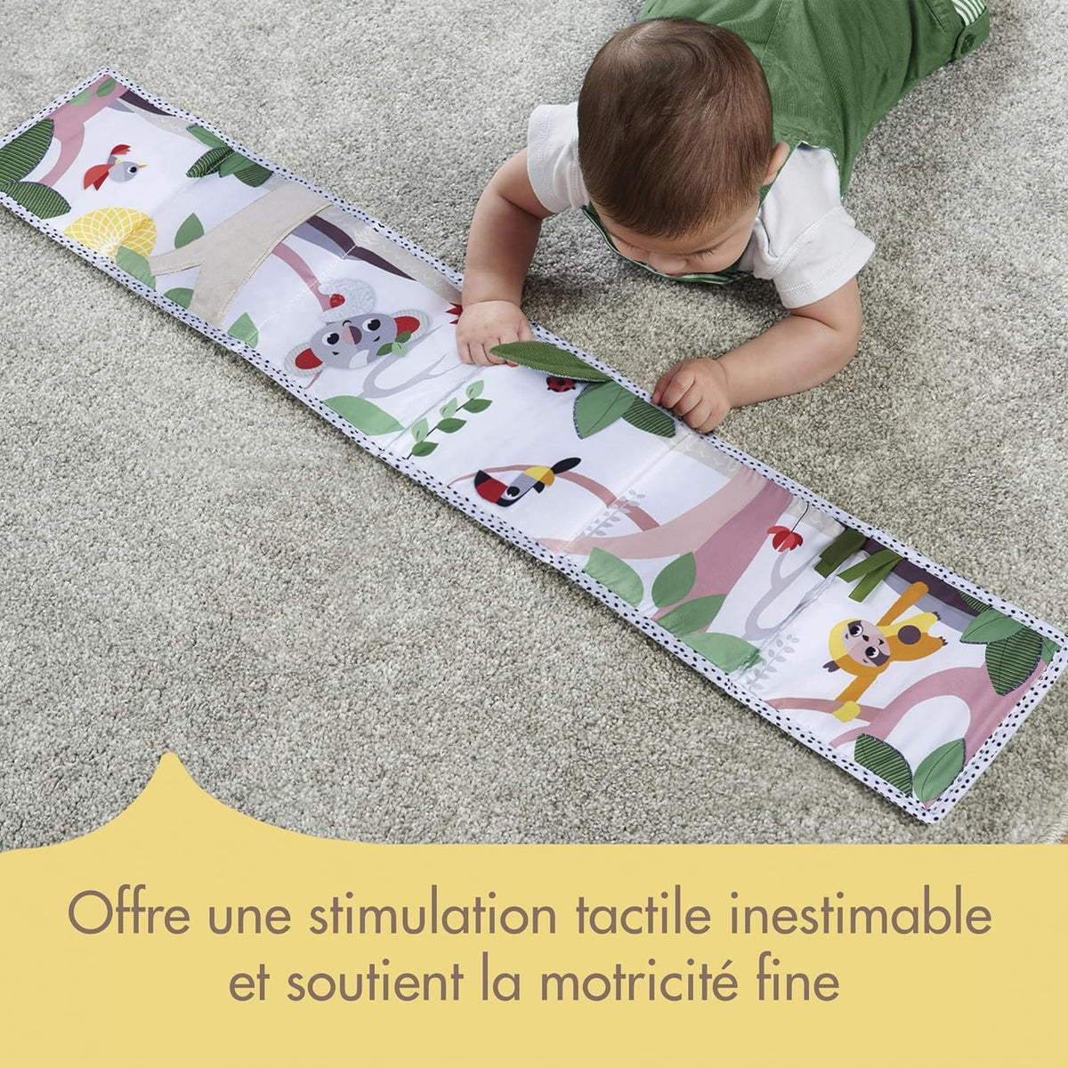 Livre sensoriel bébé Boho chic double face