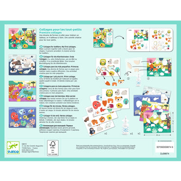 Collages pour les touts petits Premiers collages