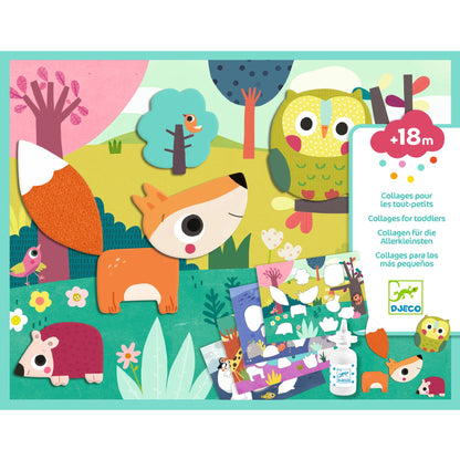 Collages pour les touts petits Premiers collages