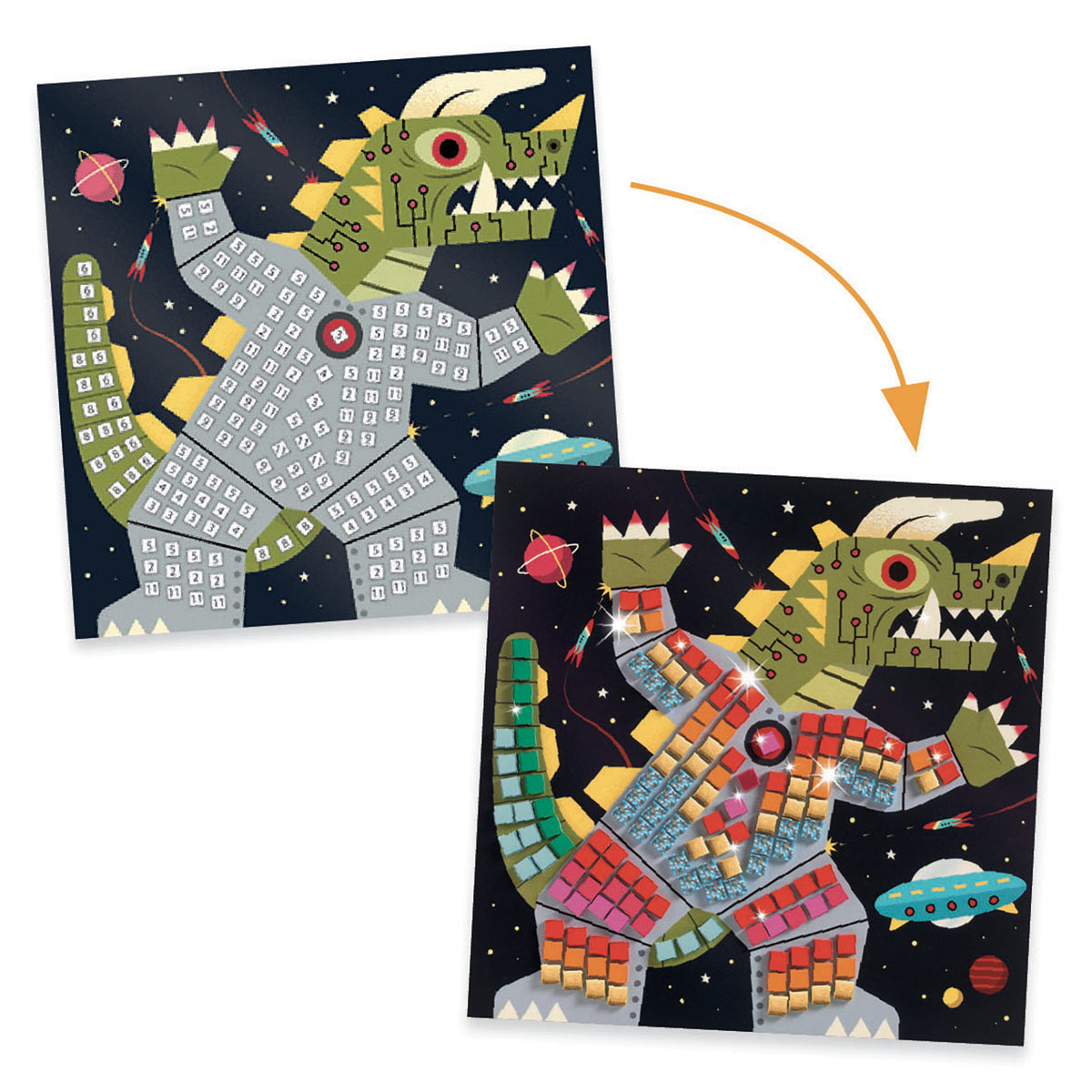 Mosaïques Space battle