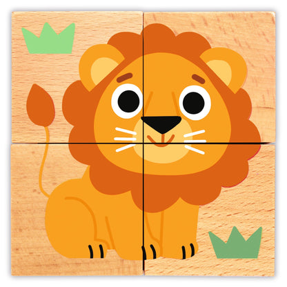 Puzzle cubes Wild & Co ( 4 cubes )