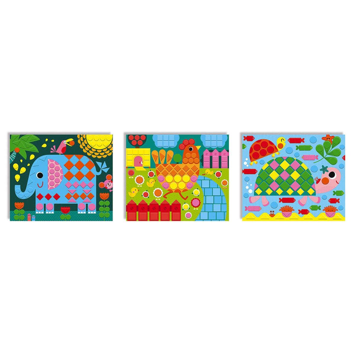 Mosaïques animaux