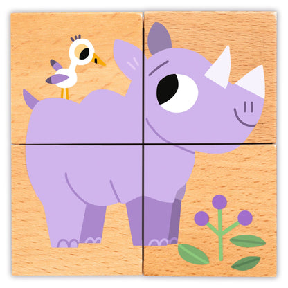 Puzzle cubes Wild & Co ( 4 cubes )