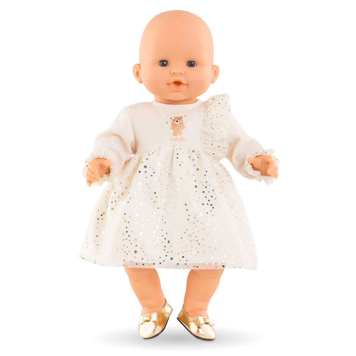 Robe Forêt enchantée pour poupon 36 cm