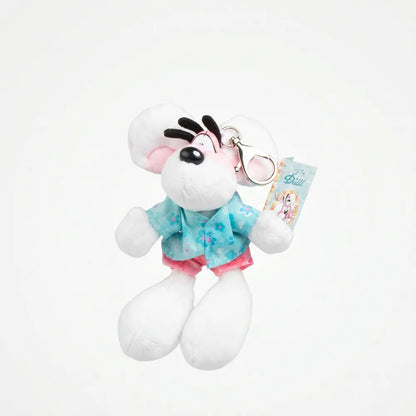 Porte-clés peluche Diddl tenue summer 15 cm