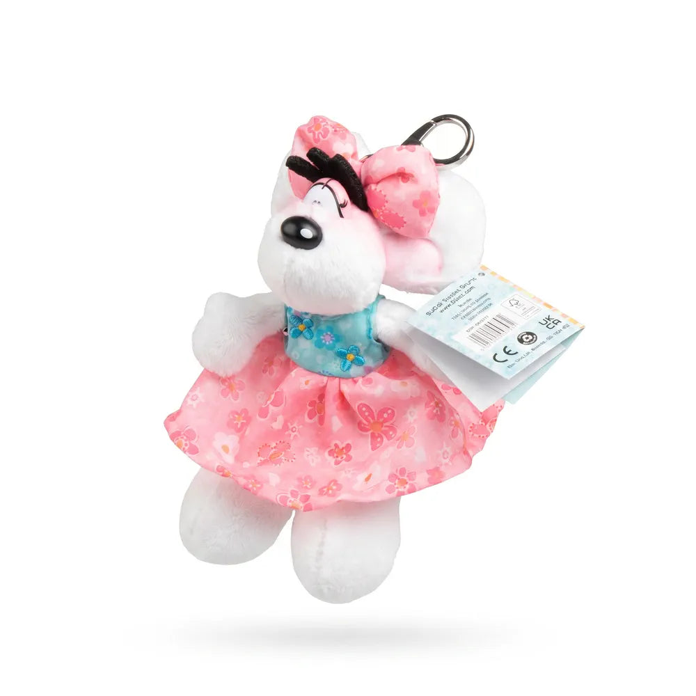 Porte-clés peluche Diddlina robe summer