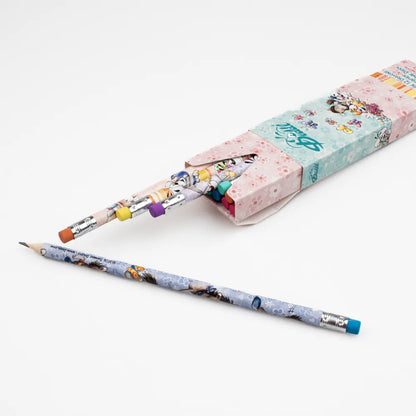 Boîte de 12 crayons à papier avec gomme Diddl