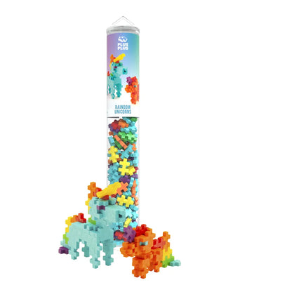 Plus Plus Tube licorne Arc-en-ciel 100 pcs