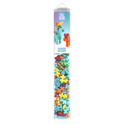 Plus Plus Tube licorne Arc-en-ciel 100 pcs