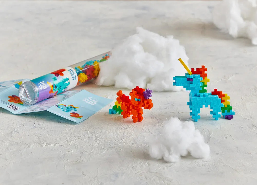 Plus Plus Tube licorne Arc-en-ciel 100 pcs