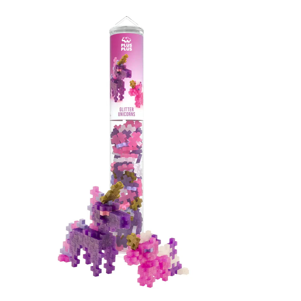 Plus Plus Tube Licorne Paillettes 100 pcs