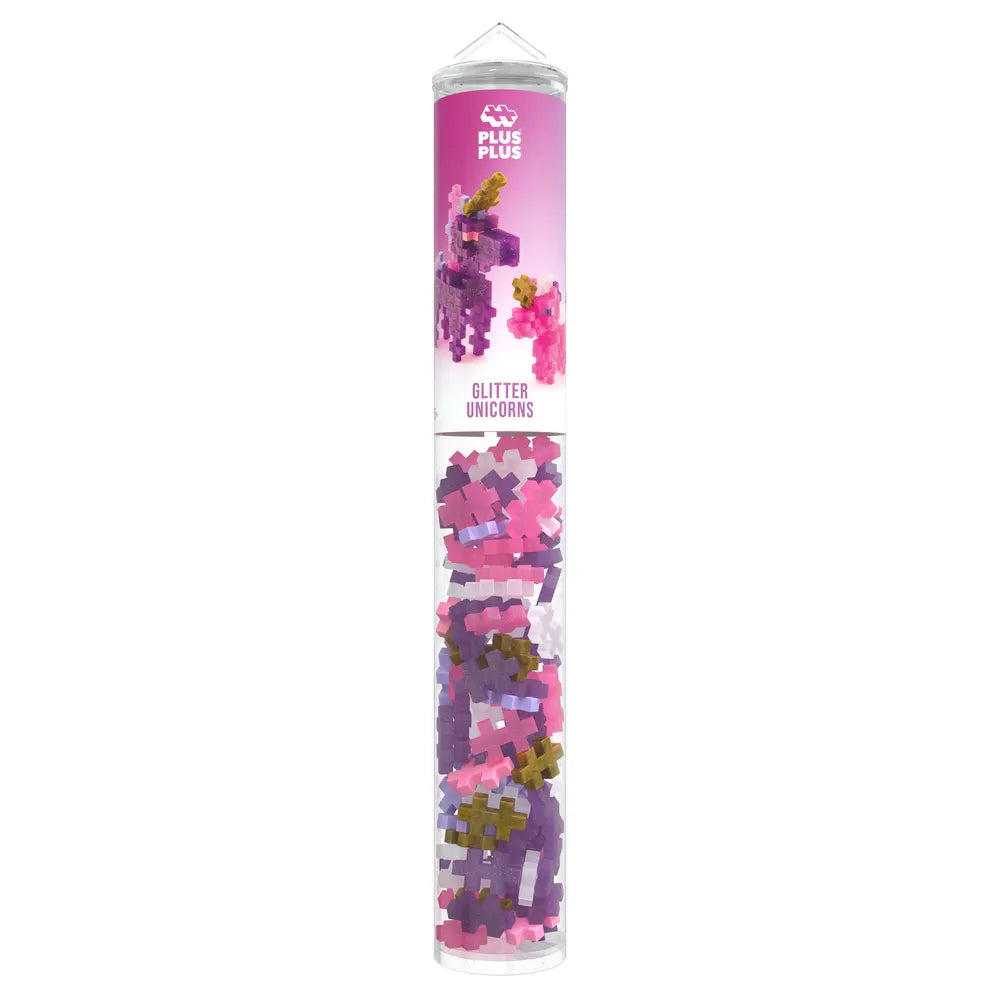 Plus Plus Tube Licorne Paillettes 100 pcs
