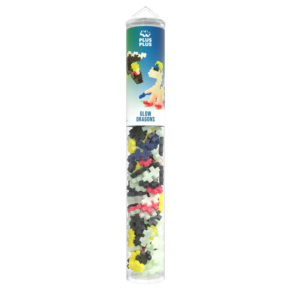 Plus Plus Tube Dragons lumineux 100 pcs
