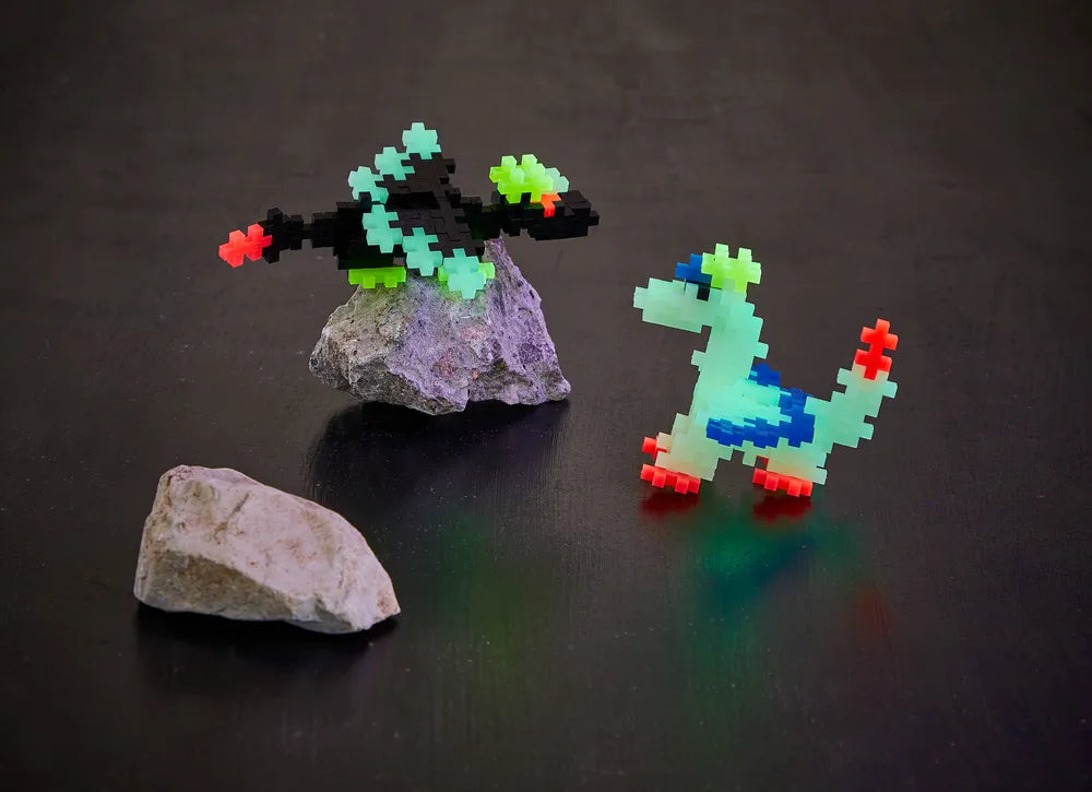 Plus Plus Tube Dragons lumineux 100 pcs