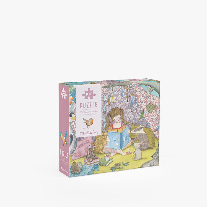 Puzzle La cabane secrète Les Rosalies 100 pièces