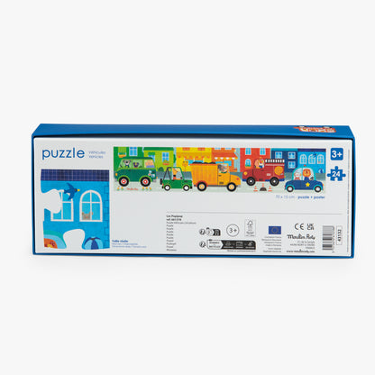 Puzzle Véhicules 24 pcs Les Popipop