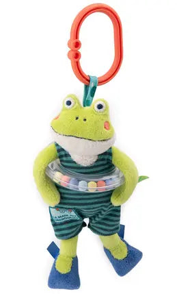 Peluche d'activités petite grenouille La mare aux grenouilles