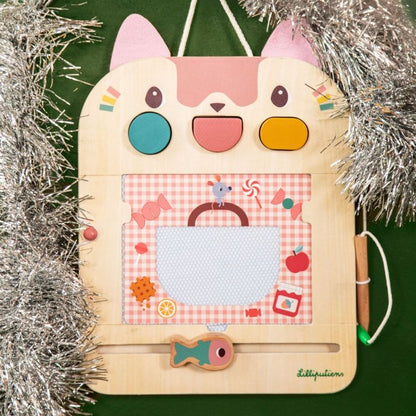 Ardoise magique Jeanne le chat