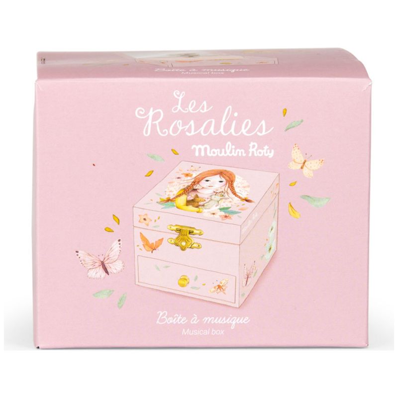 Boîte à musique coffret Fleur le lapin Les Rosalies