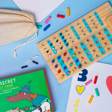 Code secret en bois Les loufoques