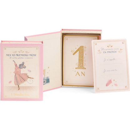 Carte Mes 12 premiers mois La petite école de danse ( 30 cartes )