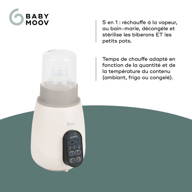 Chauffe biberon Nutrismart + mineral beige
