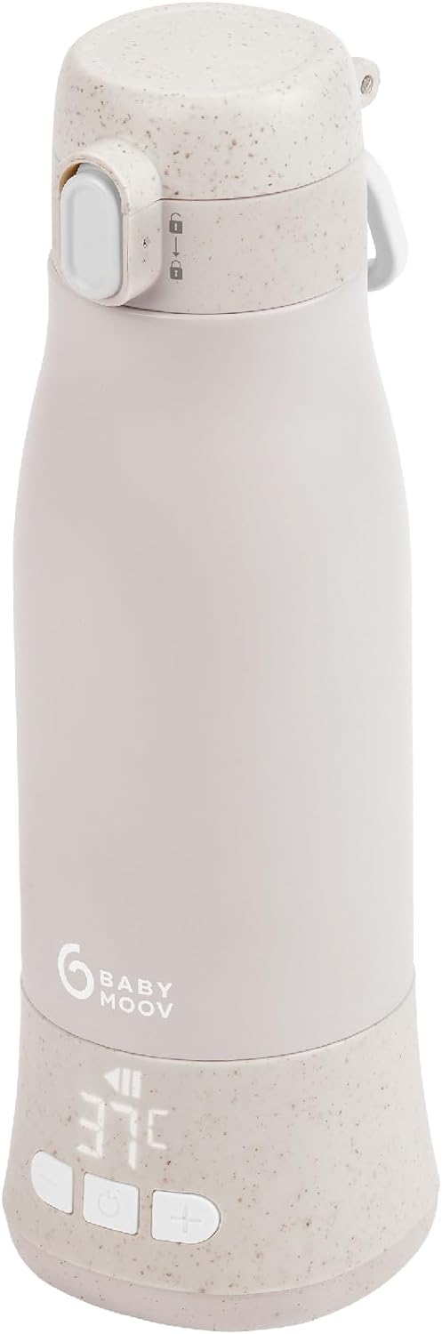 Chauff- biberon nomade rechargeable Moov  and feed sable