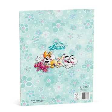 Pochette A4 bleue Diddl