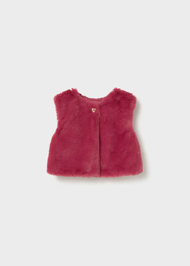 Ensemble 3 pièces gilet bébé pétale