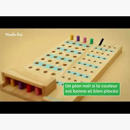 Code secret en bois Les loufoques
