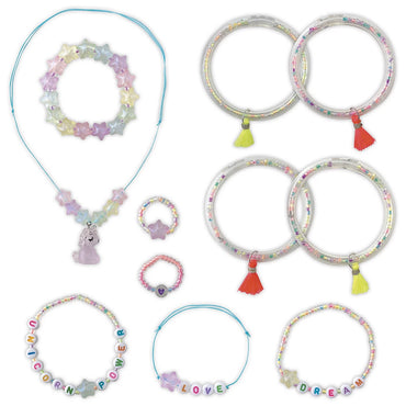 Kit créatif 11 bijoux phosphorescents Dreamland à créer