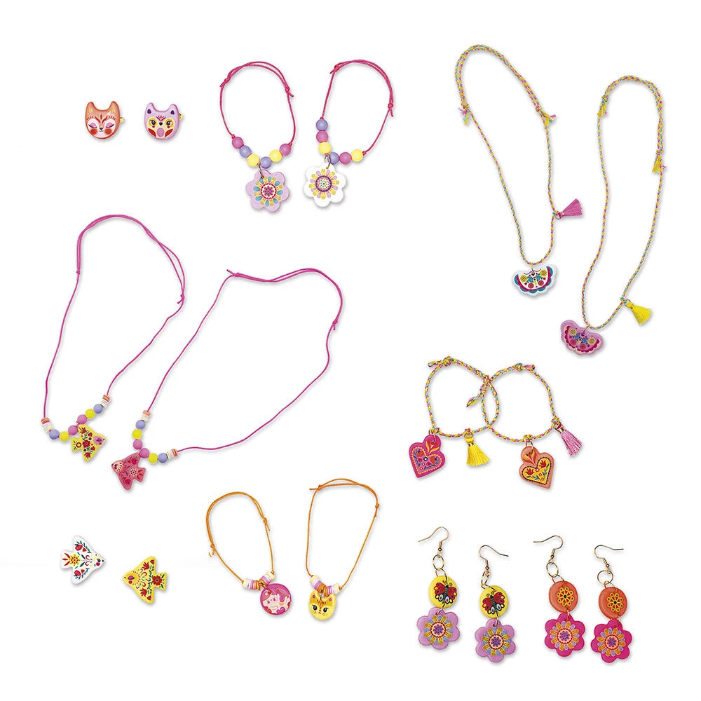 Kit créatif 16 bijoux duo d'amitié à créer