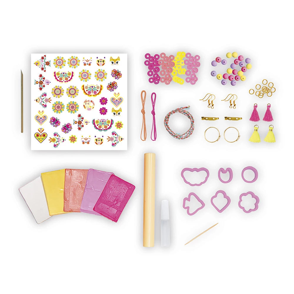 Kit créatif 16 bijoux duo d'amitié à créer