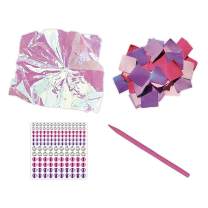 Kit créatif Froufrous à piquer et strass à coller princesses