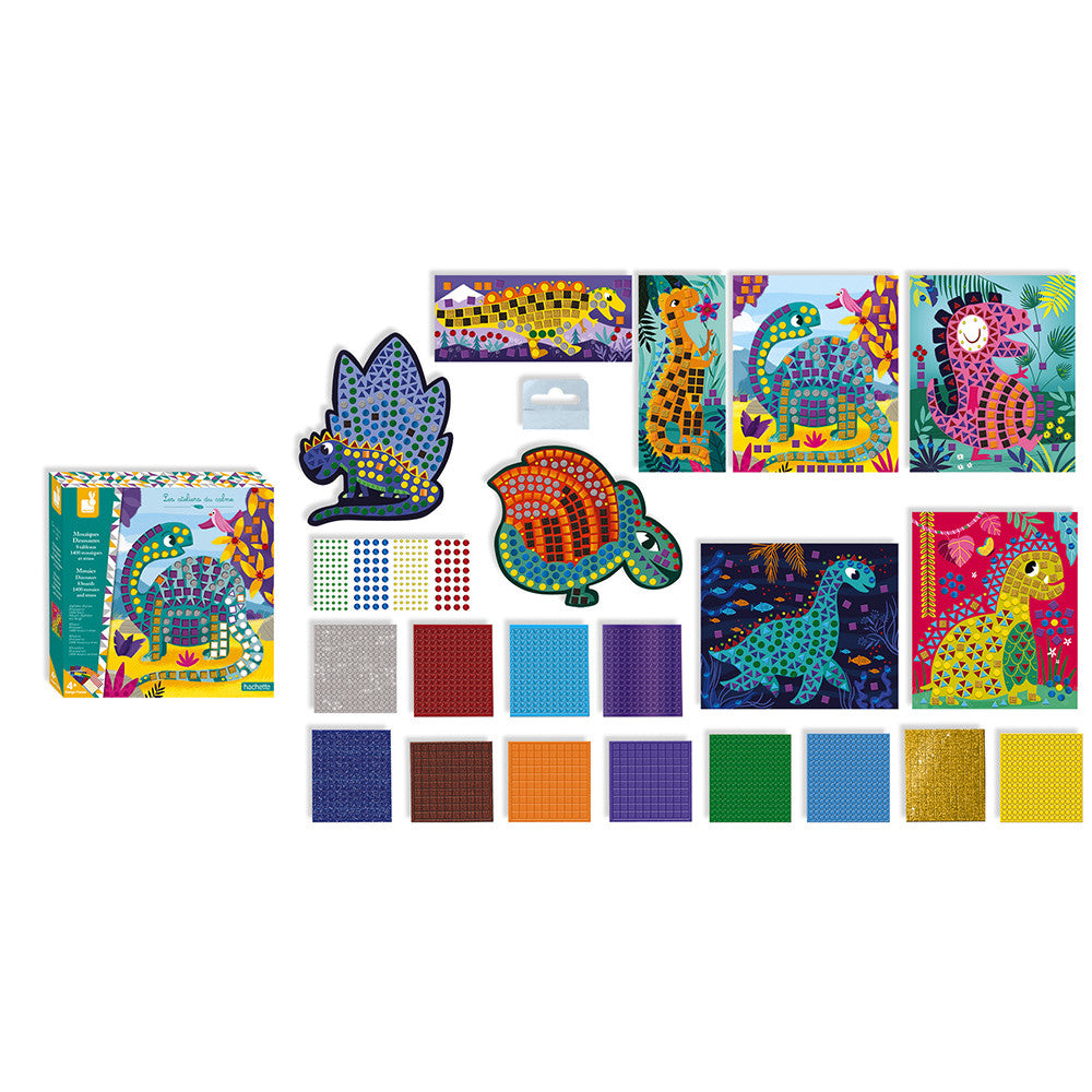 Kit créatif Mosaïques Dinosaures