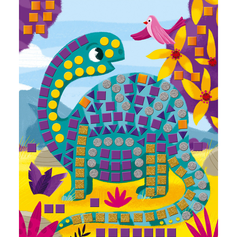 Kit créatif Mosaïques Dinosaures
