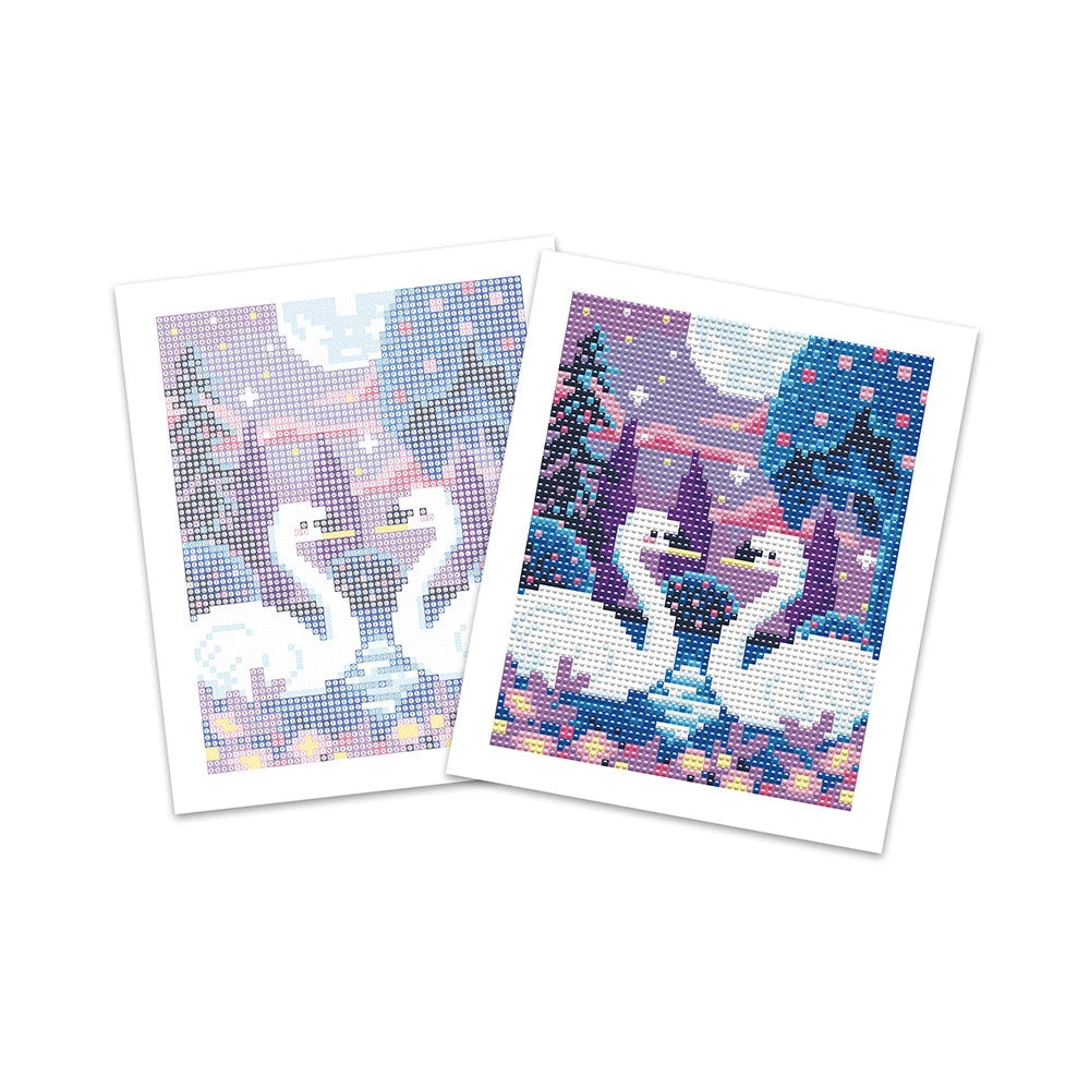 Kit créatf Peinture diamants phospho Au clair de lune