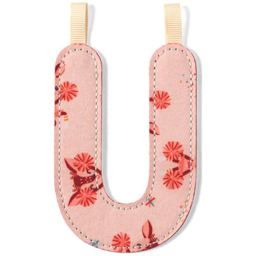 Lettre U en tissu phosphorescente