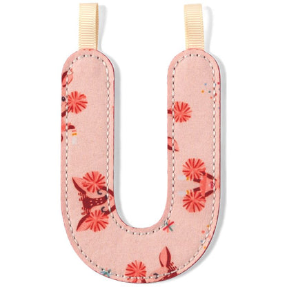 Lettre U en tissu phosphorescente