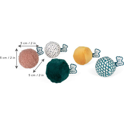 Mon set de 5 balles sensorielles Stimuli