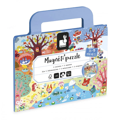 Magnéti'puzzle 4 saisons 36 pcs