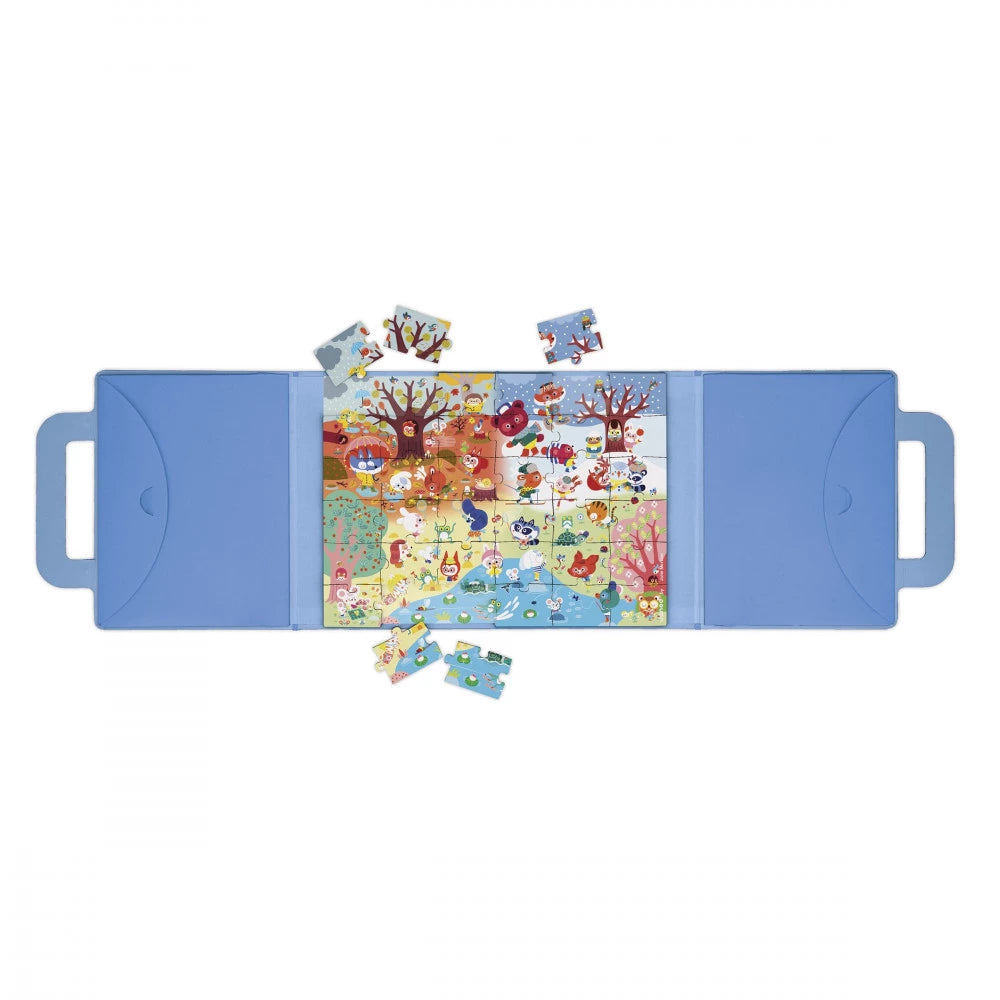 Magnéti'puzzle 4 saisons 36 pcs
