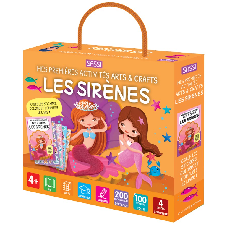 Mes premières activités arts et crafts Les sirènes