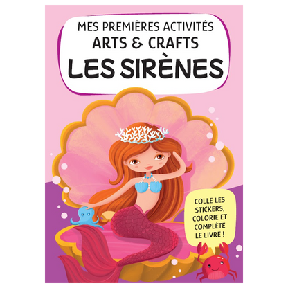Mes premières activités arts et crafts Les sirènes