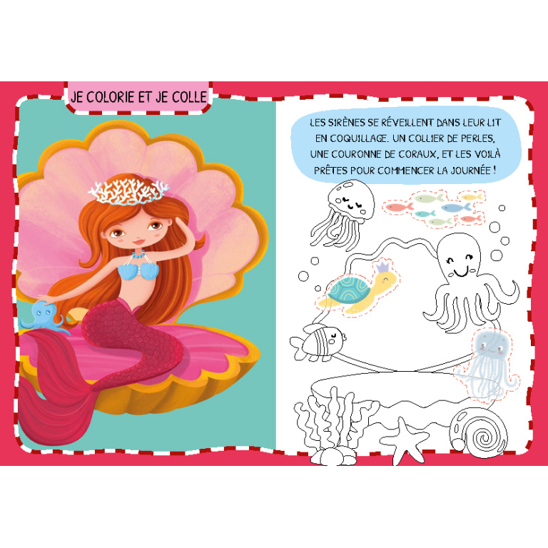 Mes premières activités arts et crafts Les sirènes