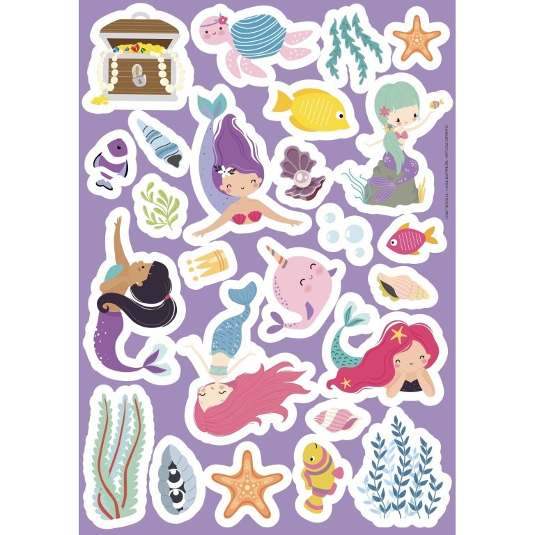 Mes premières activités arts et crafts Les sirènes
