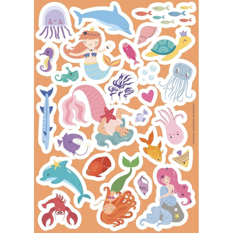 Mes premières activités arts et crafts Les sirènes